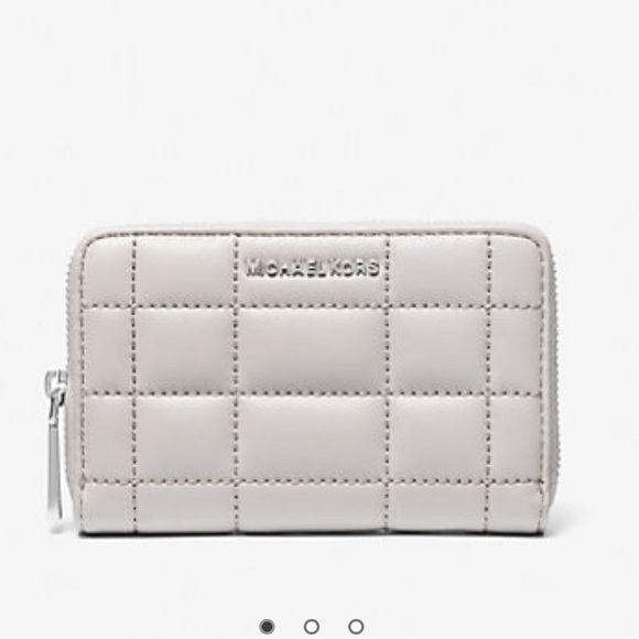 MK Small Quilted Leather Wallet NWT - Picture 5 of 7